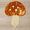 31'' Mushroom Balloons,3 Pcs Brown Mushroom Party Decorations Mushroom Foil Balloons Fairy Theme Birthday Party Supplies Forest Plant Party Decorations for Baby Shower, Wedding, Forest Plant Party
