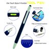 Monteverde USA 9-in-1 Tool Fountain Pen in Blue – Medium Nib, Multifunctional Pen with Stylus, Screwdrivers, Level, and Ruler – Exclusive Collection, Ideal Gift for Professionals