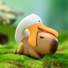BEEMAI Capybara Series 6PCs (Set of 6 No Repeat) Blind Box Figures, Random Design Cute Figures Collectible Toys Birthday Gifts