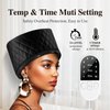 Heat Cap for Deep Conditioning: 10-Level Heats Up Quickly 3 Time Settings Hair Steamer for Natural Hair Home Use Thermal Steam Cap for Black Hair Portable Heating Caps for Hair Treatment