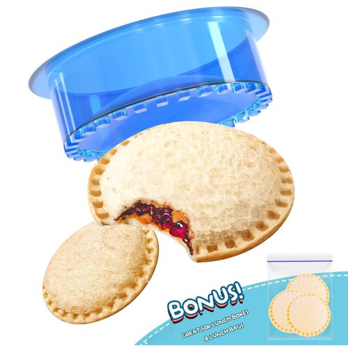 darsun Sandwich Cutter and Sealer, 5 PCS Sandwich Cutter for Kids, Decruster Sandwich Maker Press Crimper DIY Jelly Crustless Sandwich Bread Cookie Cutter for Children Boys Girls