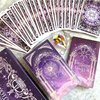 TIRLANO 78 Tarot Cards with Guide Book - Tarot Deck Gift Set with Tarot Cloth, Chakra Stones & Tarot Bag, Purple Tarot Cards Fortune Telling Game Craft Cardboard for Beginners and Expert Readers