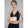 Menurra Acrylic Clutch Purse Marble Evening Bag Handbag for Women Wedding Prom Party Bride (champange)
