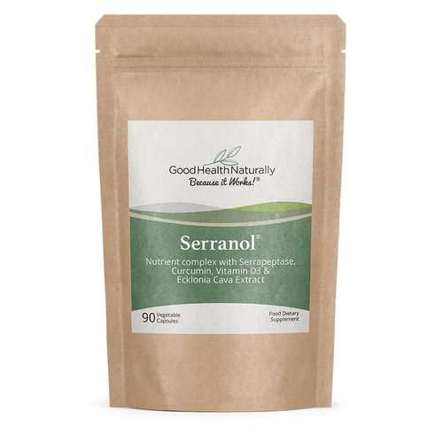 Serranol | Health & Recovery Enzyme Supplement | 90 Caps