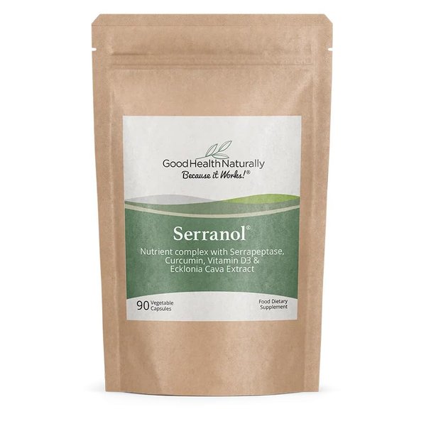 Serranol | Health & Recovery Enzyme Supplement | 90 Caps