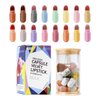 Lovelycat Lipstick Set, 16 Cute Capsule Long Lasting Waterproof Lipstick for Women, Velvet Matte Finish, All Skin Tones