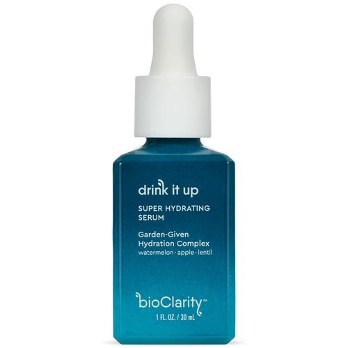 bioClarity Oil-Free Deep Hydrating Serum | 100% Vegan, Non-Toxic | Drink It Up, Long Lasting Hydration | Contains Vitamin E, Lentil, Watermelon | 1 fl. oz