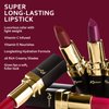 Khasana Lipstick. Long Lasting Hydrating Lip Color, Moisturizing Formula, Infused with Vitamin E and Vitamin C. Lip Makeup Cream Gloss lipstick (#355 Cream Gloss)