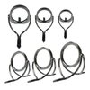 QualyQualy Spinning Fishing Rod Guides Repair Kit Integrated Stainless Steel Ring Baitcasting Fishing Pole Eyes Repair Kit Replacement Fishing Rod Guides 6Pcs