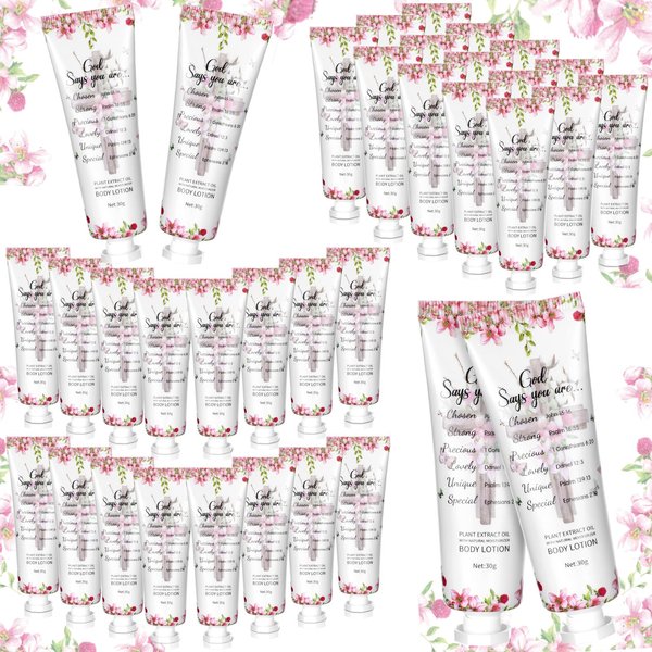 Siifert 24 Pcs Christmas Mini Lotions Bulk Holiday Body Lotion Scented Bulk Travel Size Lotion Stocking Stuffers for Adults Women Christmas Appreciation Gift for Coworkers