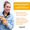 Organifi Immunity - Organic Superfood Immunity Support - 15 Single Serve Packets - Immunity Powder for T Cell Production and Upper Respiratory Health - Mushroom Beta Glucans, Vitamin C, D and Zinc