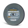 POWERTEC 15515V Bench and Pedestal Grinding Wheels, 6 Inch x 3/4 Inch, 1/2 Arbor, 60 Grit, Aluminum Oxide Bench Grinder Wheel for Bench Grinder, 1 Pack