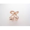 Generic Tiny small dark silver or rose gold butterfly metal hair claw clip (Primary color: Rose gold)