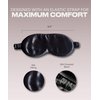 Silk Sleep Mask for Women and Men - Silk Eye Mask, Weighted Eye Mask for Sleeping, Blindfold, Eye Covers, Silk Eye Sleeping Mask, Cooling Eye Mask for Better Sleep - includes 2 Sleep Masks