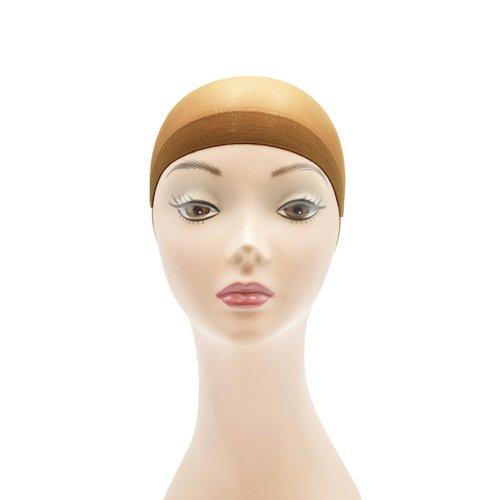 Superhairpieces 20PCs Stocking Wig Caps breathable Full Head Mesh Net with Wide Elastic Band (Brown, 20PCs)