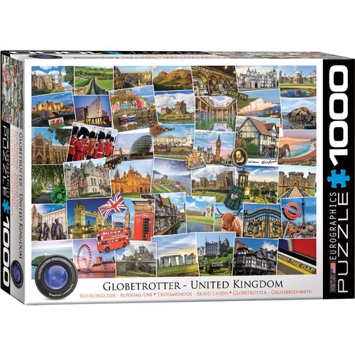 EuroGraphics United Kingdom Globetrotter 1000-Piece Puzzle