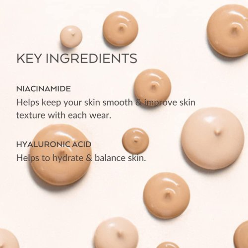 Emani Hydrawear Plus Cream Foundation, Oyster Beige, 1.18 fl oz, Vegan, Cruelty-Free, Skin Hydration and Rejuvenation