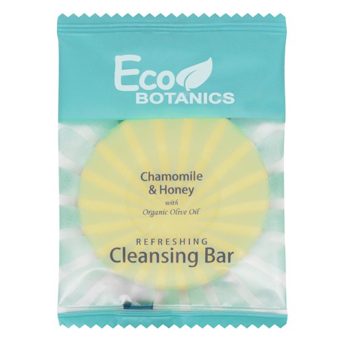 Eco Botanics Travel-Size Hotel Cleansing Bar Soap.5 oz (Case of 50)