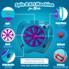 Spin Art Machine Variable Speed, Battery Operated Spinner - Paint Spinner with Splatter Guard, Washable Paint, Spin Art Kit, Art Design Card, Stem Toys, Kid Arts and Crafts, Girls Boys