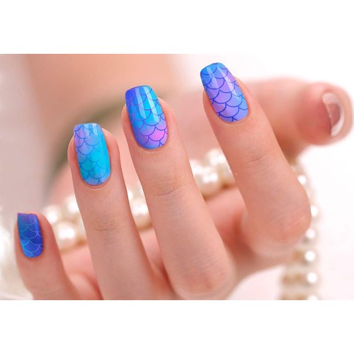 Nail Polish Art Strips 18 Wraps Decal DIY Manicure Pedicure Flower Design Pattern Wedding Bachelorette Prom Party