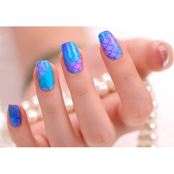 Nail Polish Art Strips 18 Wraps Decal DIY Manicure Pedicure Flower Design Pattern Wedding Bachelorette Prom Party