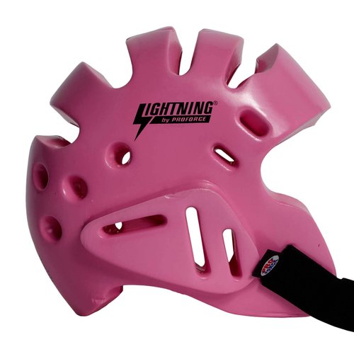 ProForce Lightning Karate/Martial Arts Sparring Headgear (Pink, Medium (Head Circ: 21-22")