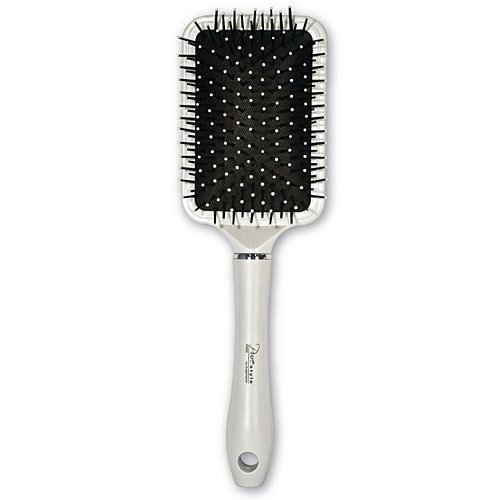 Scalpmaster Pure Pearl Series Rectangular Cushion Paddle Brush