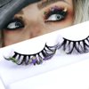 Uranian False Eyelashes Natural Look Faux Mink Lashes Fluffy Dramatic Decoration Long Lashes Halloween Costume Fake Eyelashes for Women and Girls(Style 3)