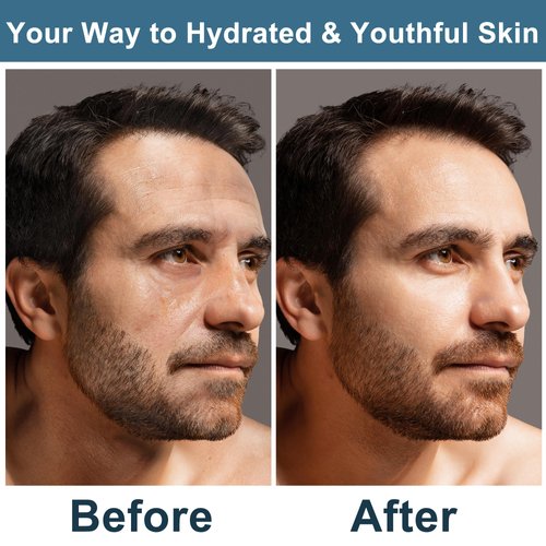 Mens Gifts for Men,Hydrating & Anti Aging Men's Skin Care Set for Fine Lines & Wrinkles,Facial Skin Care Routine Kit w/Face Wash,Scrub,Lotion,Cream,Deodorant,Skincare Gift Set Ideas Stocking Stuffers