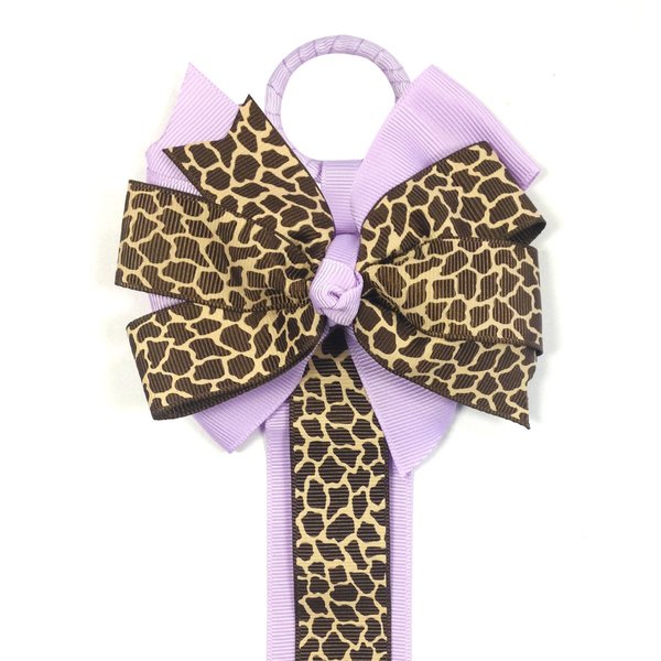 Allydrew Hair Bows and Hair Clips Organizer, Purple Leopard