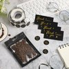 Leelosp 2280 Pcs Thank You Cards and Stickers Set Small Business Packaging Supplies Easter Gift Thank You for Supporting My Small Business Sticker Resealable Bag Card(Black, White, Gold, Pink)