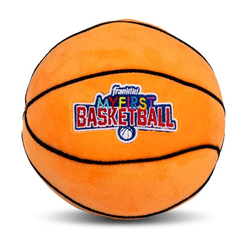 Franklin Sports Kids Soft Plush Basketball - NBA MyFirst Basketball Stuffed Basketball Plush for Kids - Soft Kids Basketball + Stuffed Plush - Fun Kids Basketball Room Decoration - 5"
