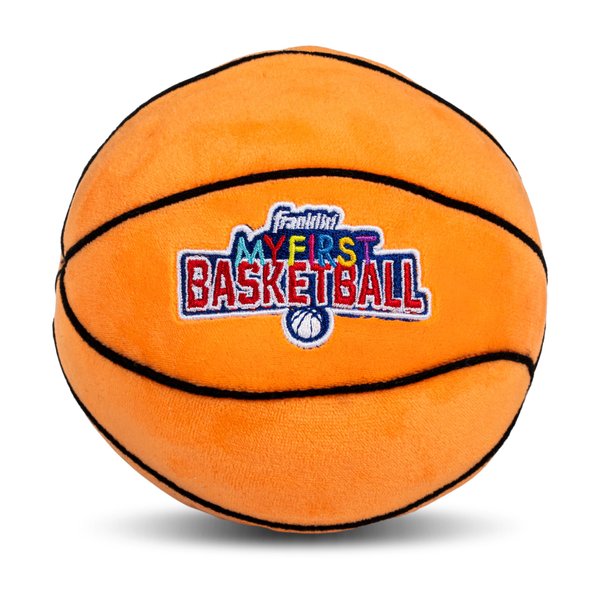 Franklin Sports Kids Soft Plush Basketball - NBA MyFirst Basketball Stuffed Basketball Plush for Kids - Soft Kids Basketball + Stuffed Plush - Fun Kids Basketball Room Decoration - 5"