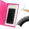 Eyelash Extensions 0.05mm Thickness Volume Lash Extensions D Curl Lashes Mix 13-20mm Pestañas Pelo a Pelo Matte Black Volume Lashes Soft Lash Trays Individual Lashes Professional Use(0.05-D,13-20mm)