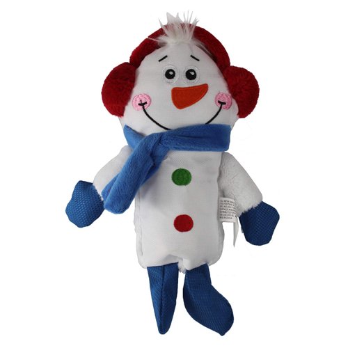 Holiday Crunchy Buddy Snowman Dog Toy
