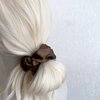 5 Pcs Satin Scrunchies, Silk Hair Elastic Scrunchie, Big Silk Satin Scrunchy Hair Bands Hair Accessories for Women and Girls Ponytail Holders Big Scrunchie for Sleep