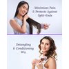 Detangling Brush and Comb Set - Gentle on Scalp Detangler Hair Brush and Styling Comb for Women - Hair Comb and Hairbrush for Thin, Thick, Curly, Straight, and All Other Womens Hair Types by Keranique