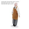 Dollhouse Dolls 1 12 Scale Miniature Porcelain Ceramic Doll People Model Ornament Chef Man Servant Dollhouse Accessories(#1)