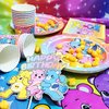 Care Bears Birthday Decorations 58pc Happy Birthday Table Decorations Original Care Bears Party Supplies: Paper Plates, Cups Napkins, Table Cloth Cake Topper Rainbow Party Favor Gender Reveal Decor 3+