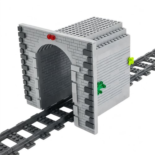 General Jim's Toy Train Building Blocks Toy Bricks Sets (Train Tunnel)