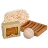 Fabulous Frannie All Natural Patchouli Gift Basket includes 4oz Soap, 2.75 Bath Bomb, Soap Dish, and Soap Sponge