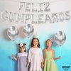 KatchOn, Silver Feliz Cumpleanos Balloons Banner - 16 Inch | Silver Feliz Cumpleanos Banner for Feliz Cumpleanos Decorations | Mylar Happy Birthday Balloons Letters for Spanish Birthday Decoration