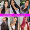 ACQUET 30 Inch Straight Lace Front Wigs Human Hair 13x4 Transparent HD Lace Front Wigs Human Hair Pre Plucked With Baby Hair 180% Density Glueless Wigs Human Hair Brazilian Human Hair Wigs For Women