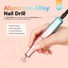 SAVILAND Electric Nail Drill Professional: 40000RPM Upgrad Nail Drill Kit 2024 Beautiful Gradient Sunset Color Scheme Nail Drill Machine Portable Nail File & Buffers Salon Use Manicure Pedicure