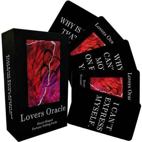 Han Yu Bowen Love Oracle Cards,Tarot Cards for Beginners,80 Love Tarot Cards Twin Flame Oracle Deck,Love Oracle Cards Deck Make Love Romantic,Tarot Cards with Message on Them Oracle Cards