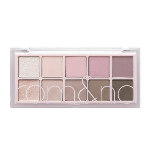 rom&nd Better Than Palette 102g (06 Peony Nude Garden) | Eye Makeup Palette, Matte & Shimmer Eye Shadow, Sparkling Glittery, various 10 shades, Long Lasting, High Pigmented, Blendable, Warm Tones
