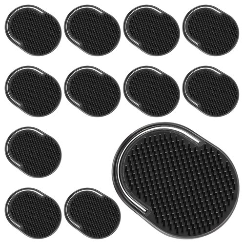TEESSUE 6 Pcs Palm Combs for Men, Soft Portable Pocket Comb, Massager Hair Brush Comb,Shower Comb,pocket brush (m, Count, 6)