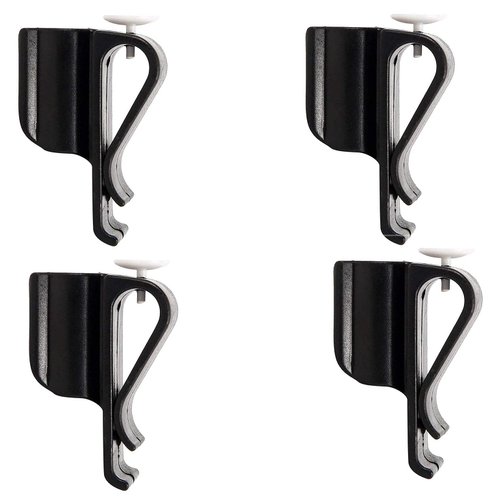 4 Pack Golf Club Bag Clips On Putter Clamp Holder Organizer Value Durable Plastic Black Putting Clip Golf Accessories for Men Women Golfer