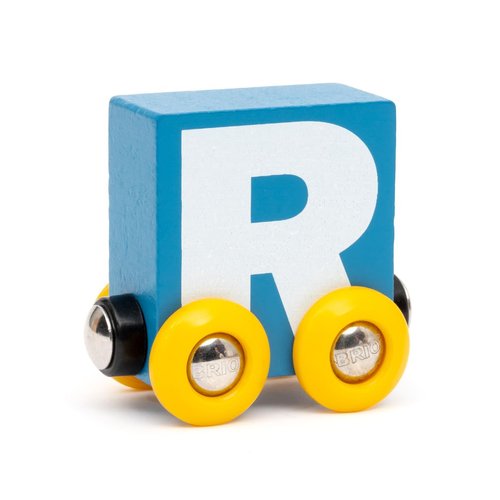 BRIO – Letter Train R | Wooden Train Set Accessory Toy for Kids Age 2 Years Up