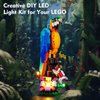 VONADO LED Light Kit for Lego 3 in 1 Exotic Parrot 31136 Animal Figures, Creative Lighting Set Accessories Compatible with Lego Light 31136 Building Set (Lights Only, No Models)